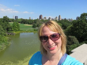 Selfie in the city, day one in Central Park